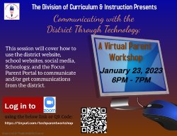 A Virtual Parent Workshop